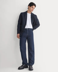 Tropical Wool Blazer | Dark Navy
