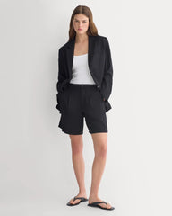 Tailored A-Line Short | Black