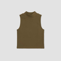 The Ribbed Mockneck Tank | Beech