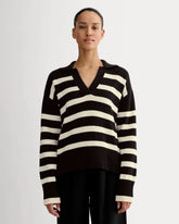 The Boxy Polo in Everyday Cotton | Black / Canvas