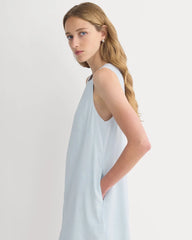 The Shift Dress in Stretch Linen | Skywriting
