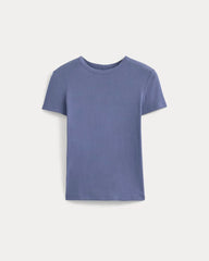 Tissue Short-Sleeve Crew | Blue Dusk