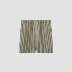 The Linen Easy Short | Seagrass / Kalamata