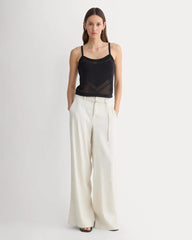 Lace-Knit Cami | Black