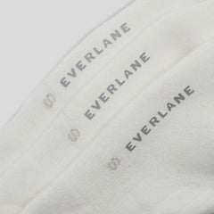 The Organic Cotton No-Show Sock 3-Pack | White