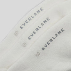 The Organic Cotton No-Show Sock 3-Pack | White