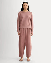 The Off-Duty Barrel Pant | Brown Garment Dye