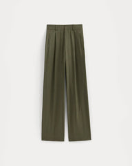 The Draper Pleated Pant in Buttersmooth | Kalamata | 30" Inseam