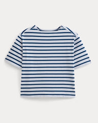 Mariner Tee | White/Estate Blue