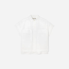 The Short-Sleeve Box Shirt | White