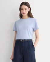 The Box-Cut Tee in Essential Cotton | Aleutian | No Pocket