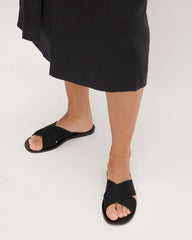 The Day Crossover Sandal | Black
