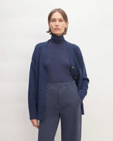 The Organic Cotton Cardigan | Navy