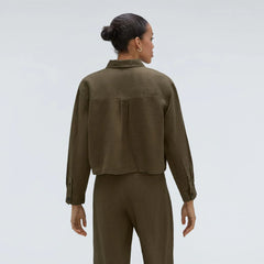The Linen Way Short Shirt | Beech