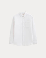 Lightweight Oversized Oxford | White