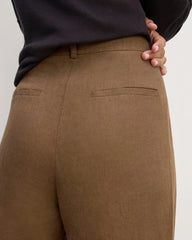 The Linen Way-High® Drape Pant | Cocoa