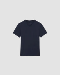The Essential Organic V-Neck Tee | Deep Navy