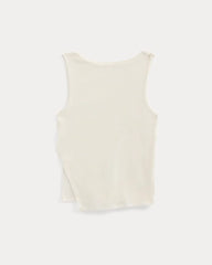 Tissue Boatneck Tank with Side Tie | Bone