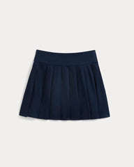 Utility Pleated Mini Skirt | Navy