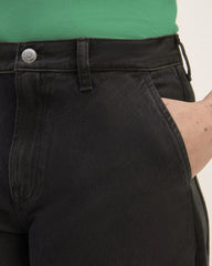 The Summer Barrel Jean | Ash Black