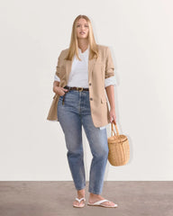 The Supima® Cotton Boyfriend Shirt | White