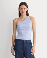 RetroSoft Cotton One-Shoulder Tank | Aleutian