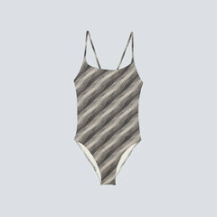 The String One-Piece | Black / Canvas