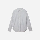 The Must-Have Shirt in Silky Cotton | Deep Blue / Canvas