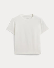 The Box-Cut Tee in Essential Cotton | White | No Pocket