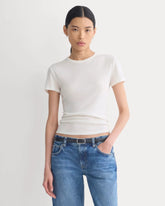 Tissue Short-Sleeve Crew | Bone