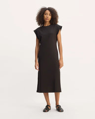 The Muscle Tee Midi Dress | Black
