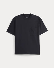 Oversized Midweight Tee | Black