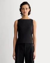 The Form Boatneck Tank | Black