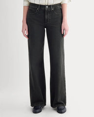 Relaxed Mid-Rise Bootcut Jean | Black