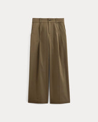 Wide-Leg Trouser in Buttersmooth | Deep Taupe | 32" Inseam