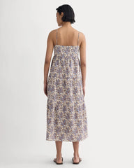 The Gauze Tiered Dress | Mocha Floral