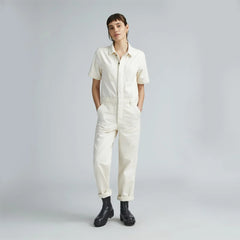The Supersoft Jean Coverall | Seeded Ecru