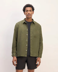 The Linen Straight Hem Shirt | Kalamata