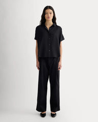 The Square Shirt in SoftLuxe | Black