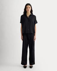 The Square Shirt in SoftLuxe | Black