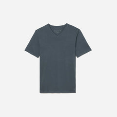 The Organic Cotton V-Neck Tee | Dark Slate