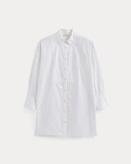 The Mini Shirtdress in Ultrasoft Cotton | White