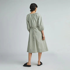 The Raglan Sleeve Poplin Dress | Seagrass