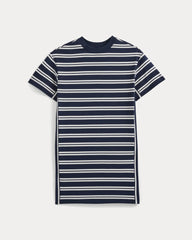 Weekend Tee Mini Dress | True Navy / Canvas Tan