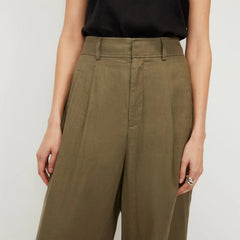 The Linen Way-High® Drape Pant | Kalamata