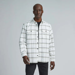 The Heavyweight Overshirt | Uniform | Moss Double Windowpane