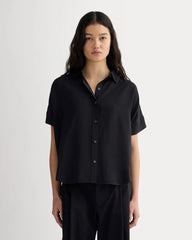 The Square Shirt in SoftLuxe | Black