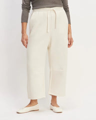 The ReTrack Barrel Sweatpant | Bone
