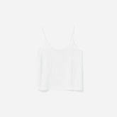 The Washable Clean Silk Cami | Grey White