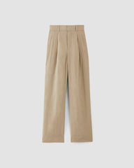 The Linen Way-High® Drape Pant | Trench Coat Khaki